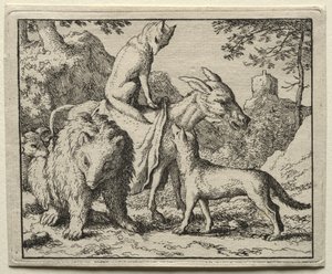 Reynard Ræven. af Allart van Everdingen