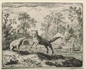 Reynard the Fox: Reynard Doing Penance.