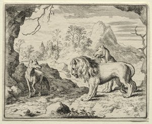Reynard the Fox: Reynard Tells of Hidden Treasure. af Allart van Everdingen