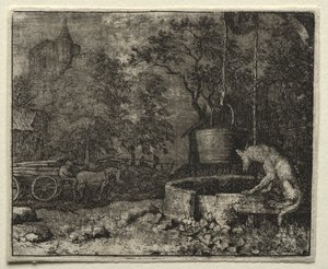 Reynard the Fox: Reynard tricks the Wife of the Wolf