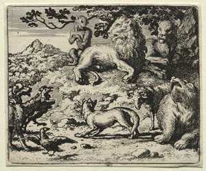 Reynard the Fox: Dyrene klager over Reynards benådning af Allart van Everdingen