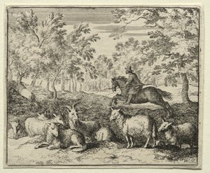 Reynard the Fox: The Chase of the Stag. af Allart van Everdingen