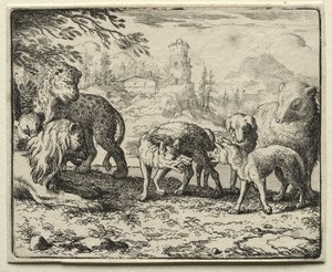 Reynard the Fox: The Condemnation of Reynard. af Allart van Everdingen