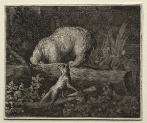 Reynard the Fox: Trapping the Bear af Allart van Everdingen