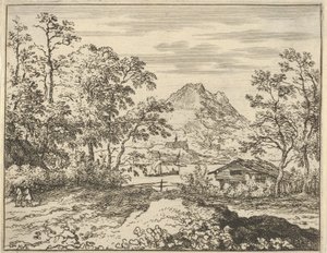 The Broad River, 1600-tallet. af Allart van Everdingen