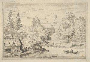 Fadene og plankerne på bagsiden af floden, 1600-tallet.