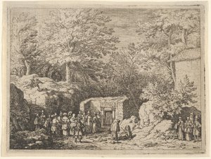 Det fjerde forår, 1600-tallet. af Allart van Everdingen