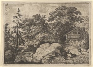 Bakken, 1600-tallet. af Allart van Everdingen