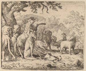 Vædderen velsigner Reynard, sandsynligvis ca. 16451656.