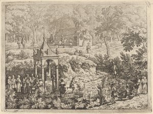 Det tredje forår, 1600-tallet. af Allart van Everdingen