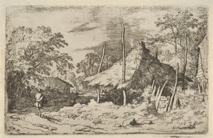 Hjulet under Haybarnet, 1600-tallet. af Allart van Everdingen