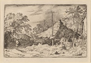 Hjul under Hay Laden, sandsynligvis ca. 16451656. af Allart van Everdingen