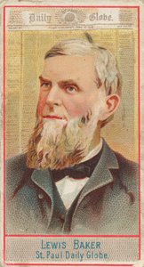 Lewis Baker, St. Paul Daily Globe, from the American Editors series N1 for Allen & Ginte ..., 1887. dani af Allen