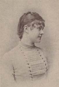Lili Rupp, fra skuespillerinder-serien N67, der promoverer Virginia Brights cigaretter for A..., ca. 1888. af Allen and Ginter