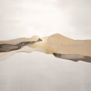 Abstrakt klitlandskab af Alma