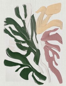Abstrakte Monstera-blade af Alma