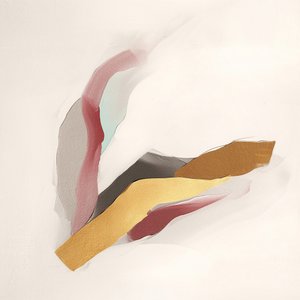 Moderne, flydende, abstrakt guld af Alma