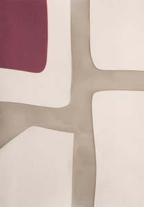 Fredfyldt abstrakt geometri af Alma