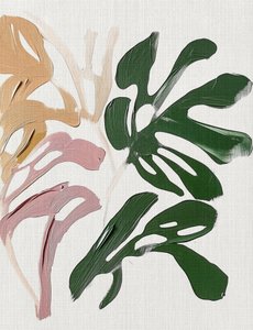 Soft Botanical Monstera af Alma