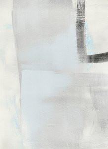 Subtil gråblå abstrakt af Alma