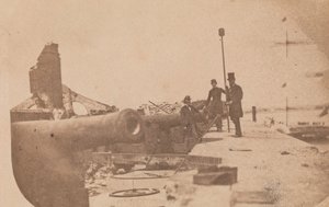Evakueringen af Fort Sumter, april 1861, april 1861. af Alma A. Pelot.