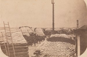 Evakueringen af Fort Sumter, april 1861, april 1861. af Alma A. Pelot.
