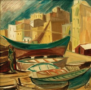 Skibe i havnen i Tarragona