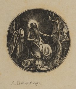 Sankt Hieronymus, 1800-tallet. af Alois Petrak
