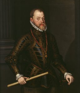 Filip II af Spanien (1527-98) ca. 1570 (olie på lærred) af Alonso Sánchez Coello