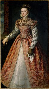 Portræt af Elisabeth af Frankrig (eller Isabelle af Valois)