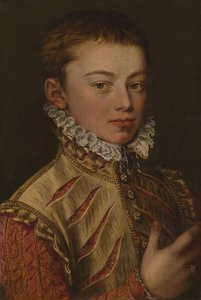 Portræt af Don Juan af Østrig, 155960. af Alonso Sánchez Coello