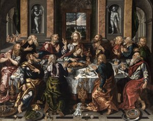 Den sidste nadver, ca 1588. af Alonso Vázquez