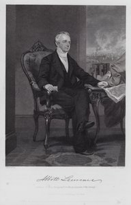 Abbott Lawrence (gravering) af Alonzo (after) Chappel