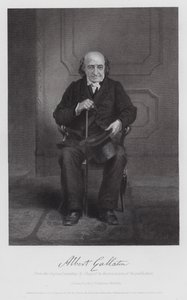 Albert Gallatin (gravering) af Alonzo (after) Chappel