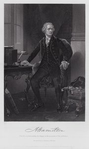 Alexander Hamilton (gravering) af Alonzo (after) Chappel