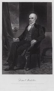 Daniel Webster (gravering) af Alonzo (after) Chappel