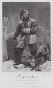 Elisha Kent Kane (gravering) af Alonzo (after) Chappel