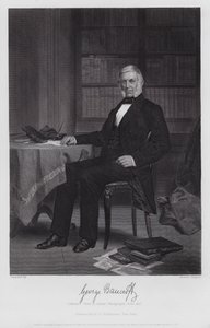 George Bancroft (gravering) af Alonzo (after) Chappel