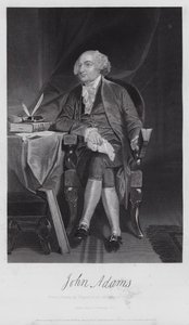 John Adams (gravering) af Alonzo (after) Chappel