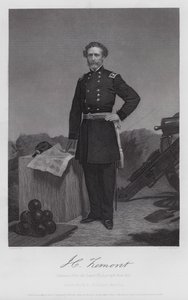 John Charles Fremont (gravering) af Alonzo (after) Chappel
