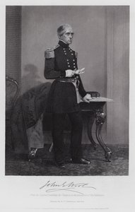 John E Wool (gravering) af Alonzo (after) Chappel