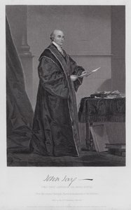 John Jay (gravering) af Alonzo (after) Chappel