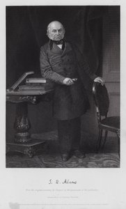 John Quincy Adams (gravering) af Alonzo (after) Chappel