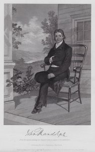 John Randolph (gravering) af Alonzo (after) Chappel
