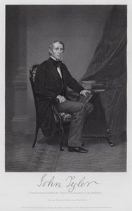 John Tyler (gravering) af Alonzo (after) Chappel