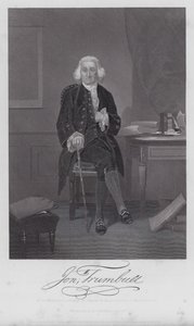 Jonathan Trumbull (gravering) af Alonzo (after) Chappel