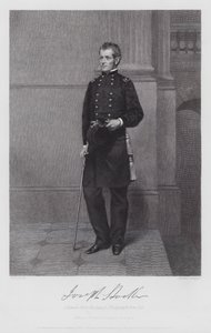 Joseph Hooker (gravering) af Alonzo (after) Chappel