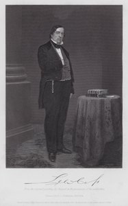 Lewis Cass (gravering) af Alonzo (after) Chappel