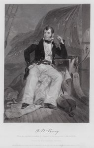 Oliver Hazard Perry (gravering) af Alonzo (after) Chappel