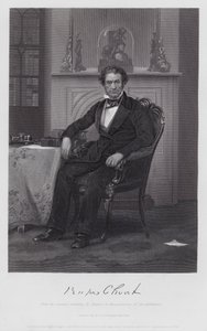 Rufus Choate (gravering) af Alonzo (after) Chappel